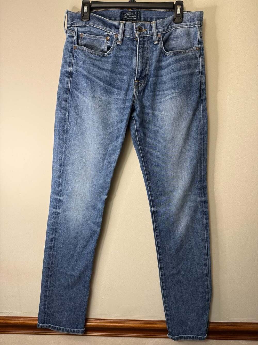 Lucky Brand Men's Handcrafted Blue Denim Skinny Jeans Size W31 L32